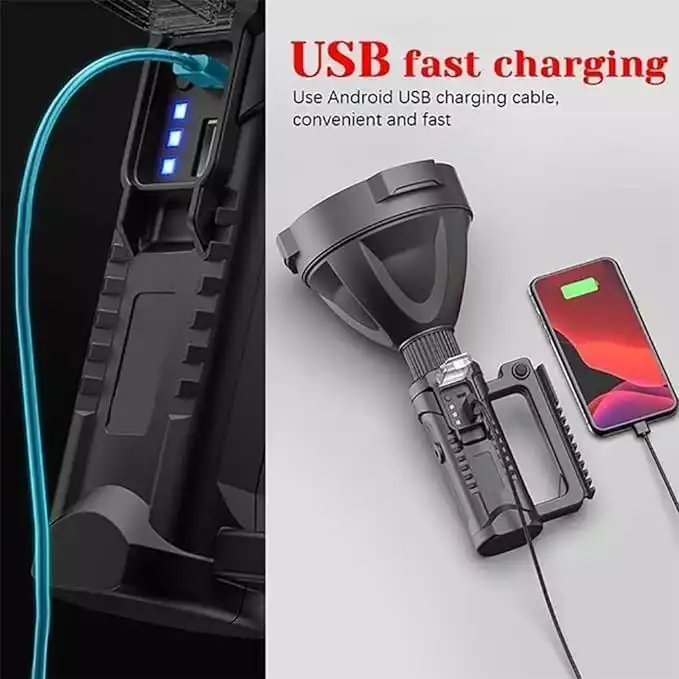 Super Bright Rechargeable Tactical Outdoor Searchlight