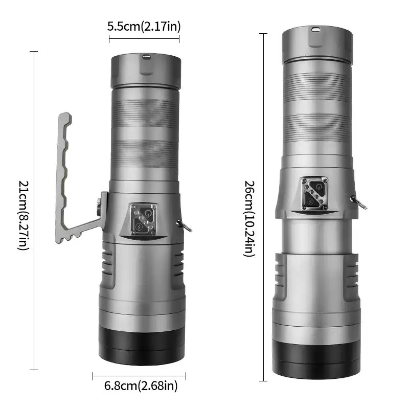 Super Bright Rechargeable Tactical Flashlight