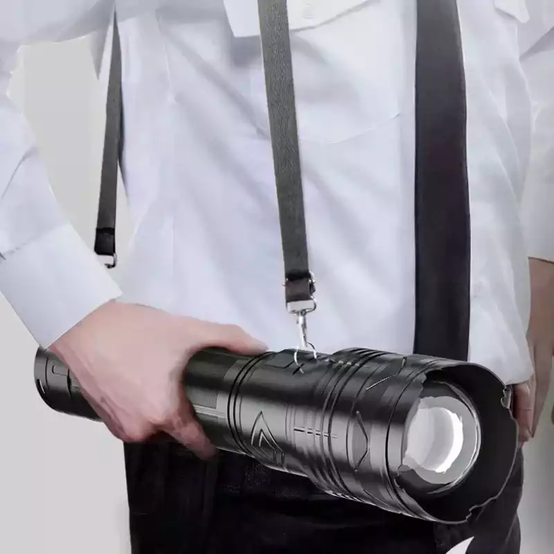 thumbnail image 2 of 5000000 Lumen LED Tactical Flashlight Rechargeable – Super Bright, Powerful, Waterproof Torch 2 of 5