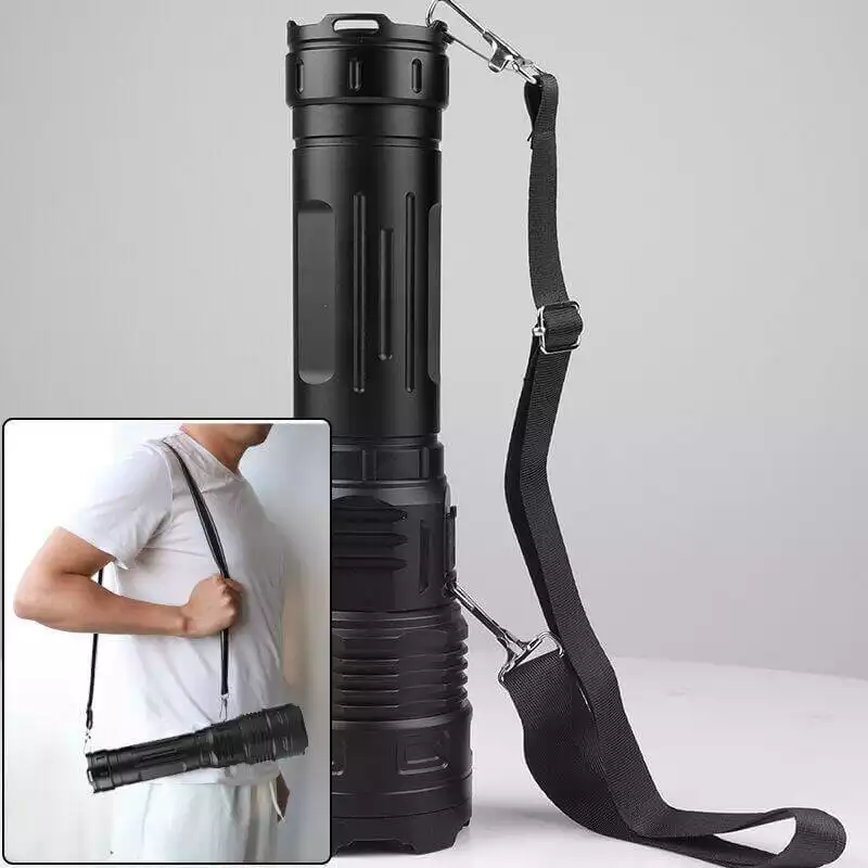 【SG-8660】🔥BIGGEST SALE - 80% OFF🔥🔥Multifunctional Rechargeable Tactical 100W Laser Zoom Flashlight 100000 Lumens