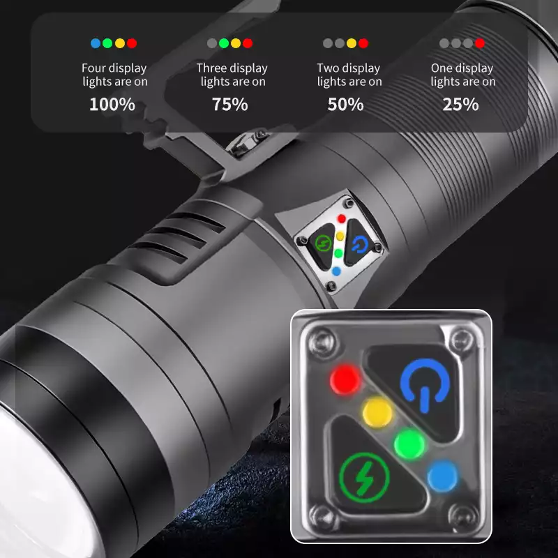 Super Bright Rechargeable Tactical Flashlight