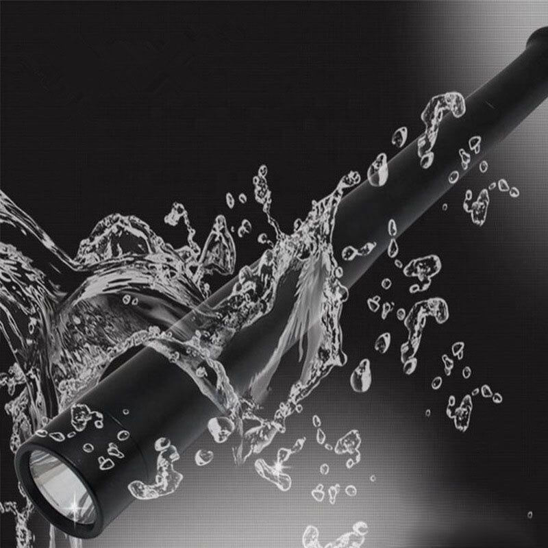 Powerful Self Defense Baseball Flashlight With Knife 26650 Battery