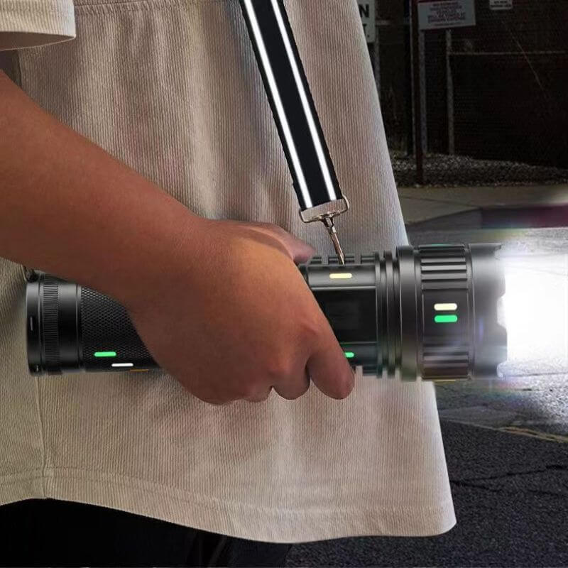 【SG-G400Y】🔥HOT SALE NOW 80% OFF🔥 - LED Rechargeable Tactical Laser Zoom Flashlight 100000 Lumens