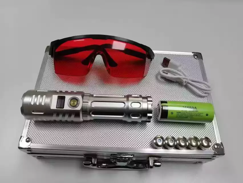 Powerful 488nm 100mw Rechargeable Cyan Laser Pointer 