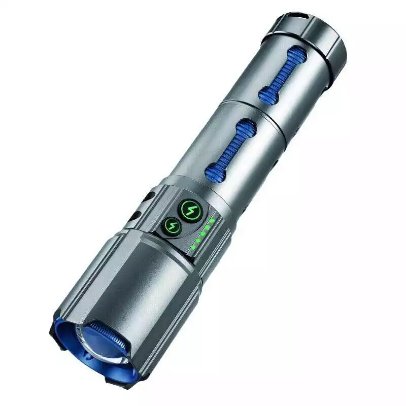 【SG-G530】🎁✨Multifunctional Rechargeable Outdoor Tactical Laser Zoom Flashlight 25000 Lumens