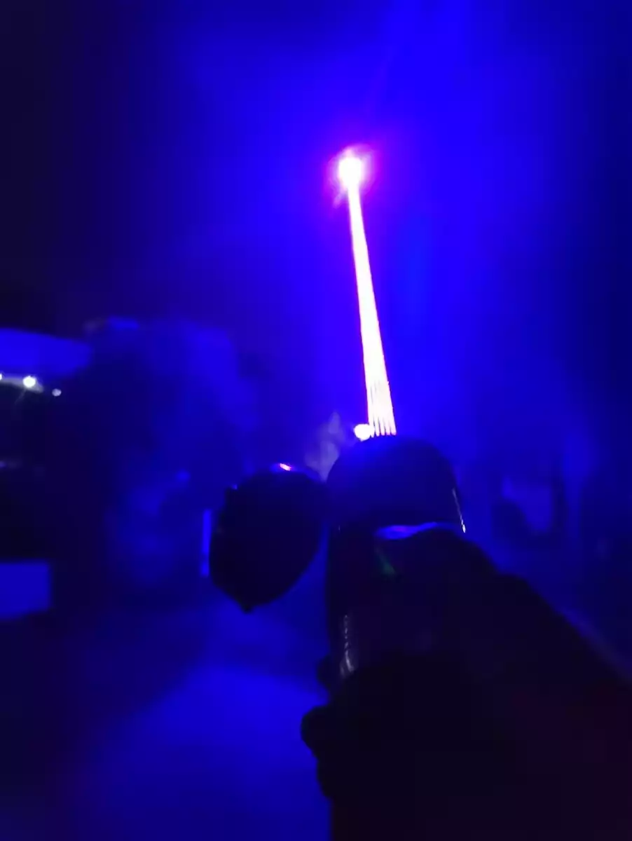 Upgraded 455nm 100W Self Defense Professional Handheld Laser Pointer