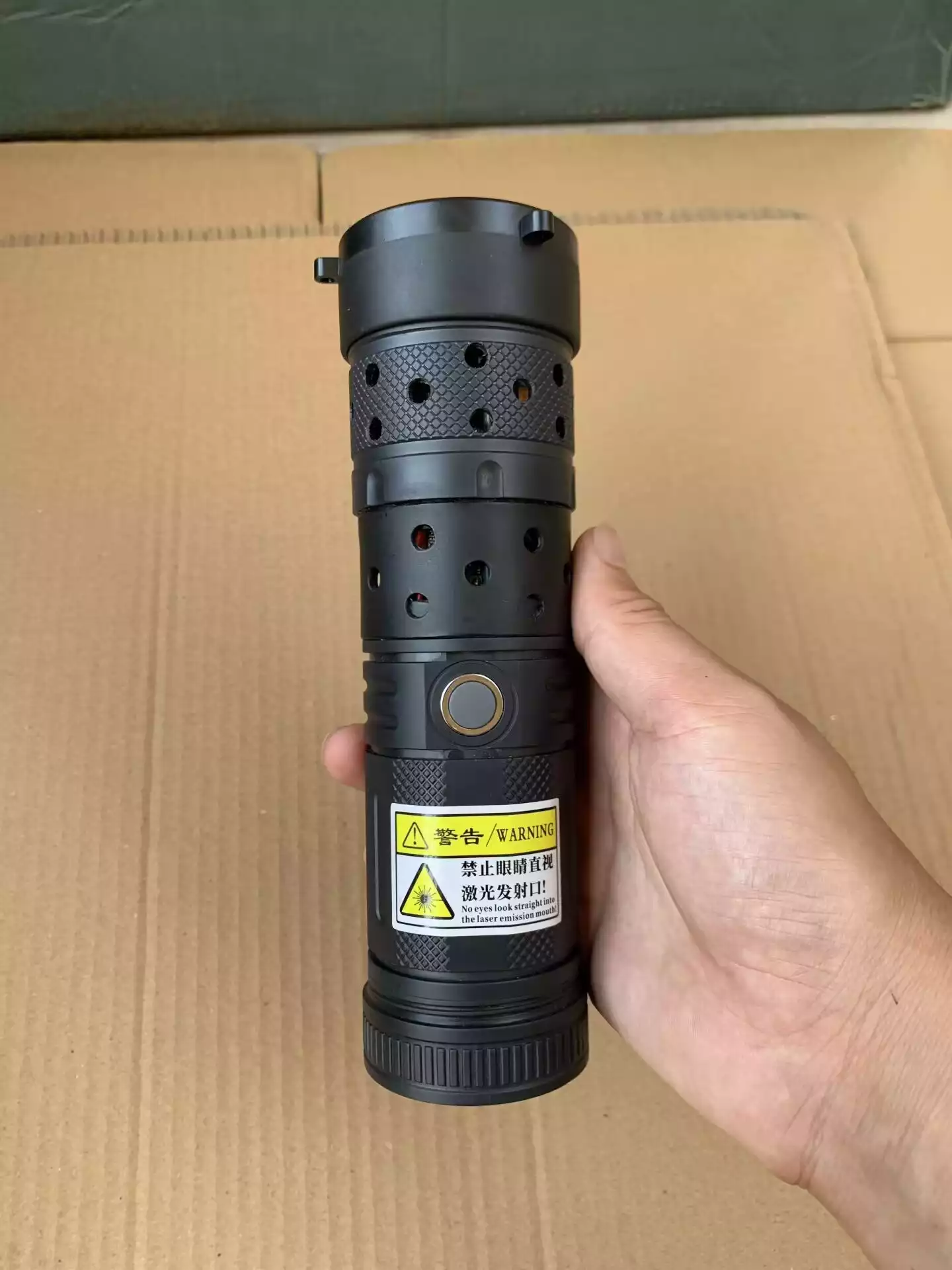 New Design 120W Powerful Laser Flashlight 