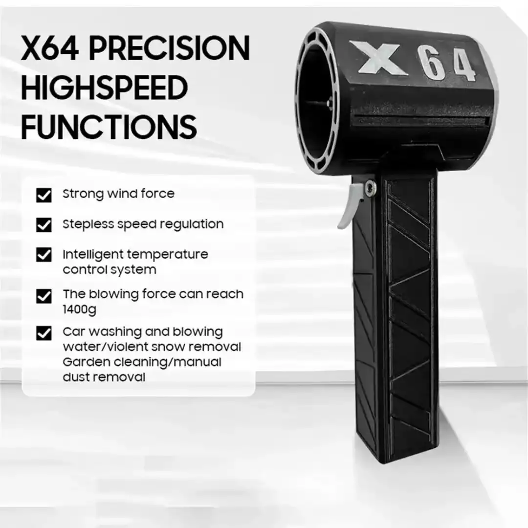 800W Handheld Powerful Turbo Jet Fan