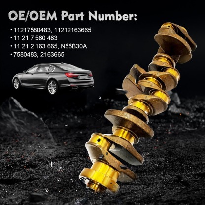 New Upgraded Turbo Crankshaft Fits for BMW 335i 435i 535i 135i X5 X6 640i 740Li N55 3.0L