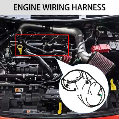 2005-2007 Ford F-250 F-350 F-450 F-550 Super Duty 6.0L Diesel Engine Wiring Harness