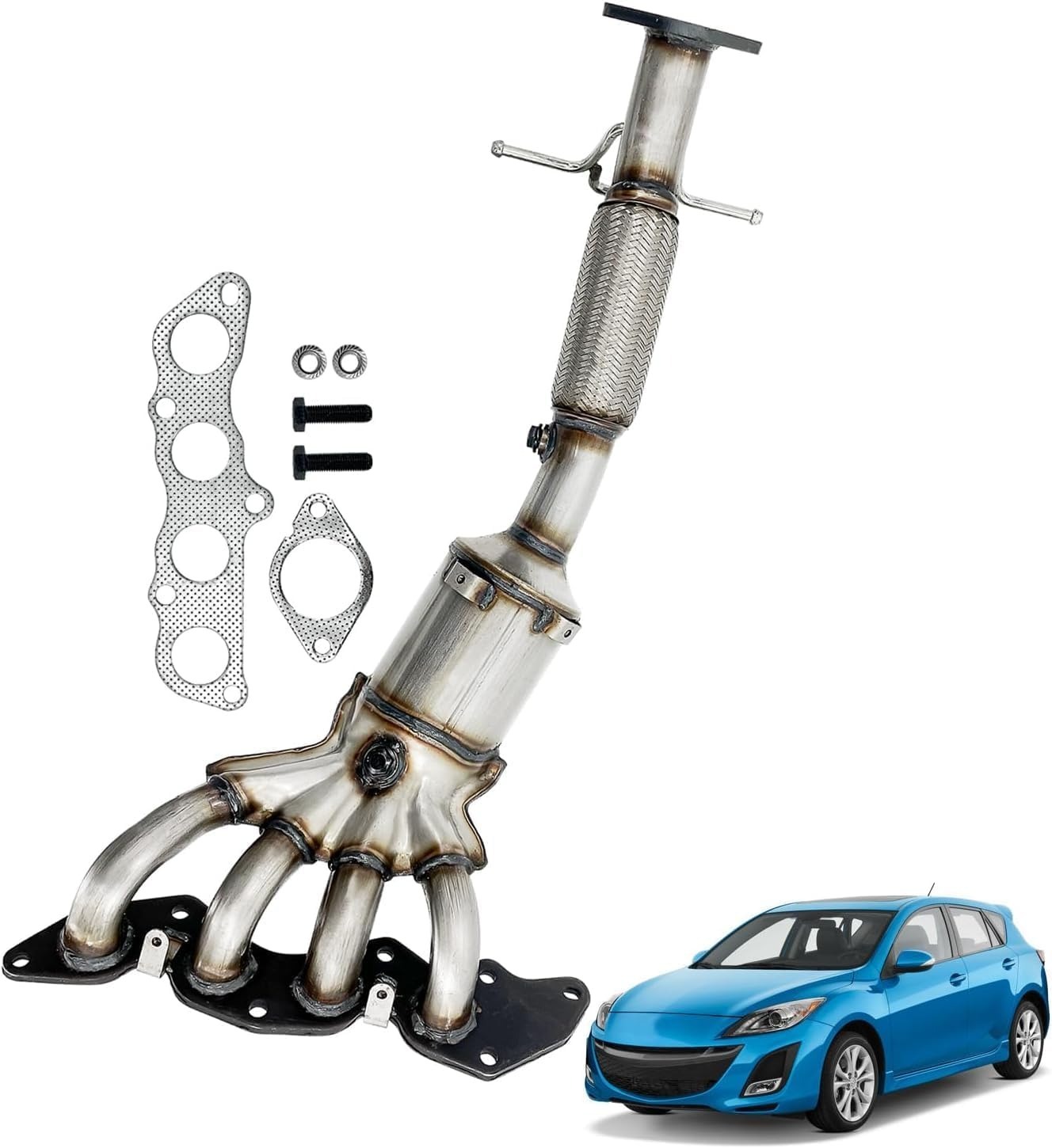Catalytic Converter Compatible with Mazda 3 2.0L 2.3L 2004-2009 Mazda 5 2.3L 2008-2010