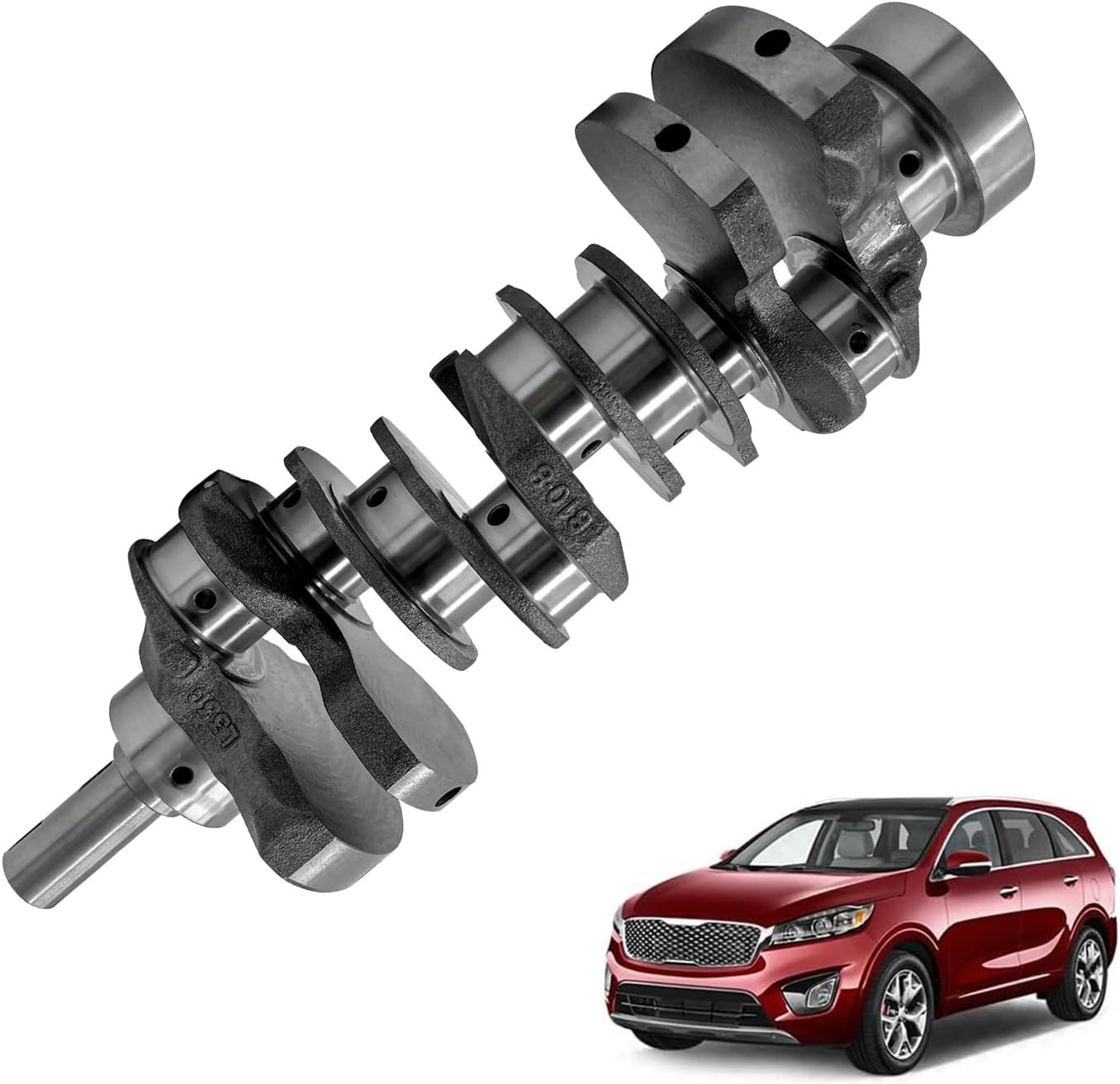 Crankshaft for Santa Fe 3.3L 2013-2019, for Azera 3.3L 2013-2017, for Kia Sorento/Sedona 3.3L 2011-2019, for Kia Cadenza 3.3L 2014-2019