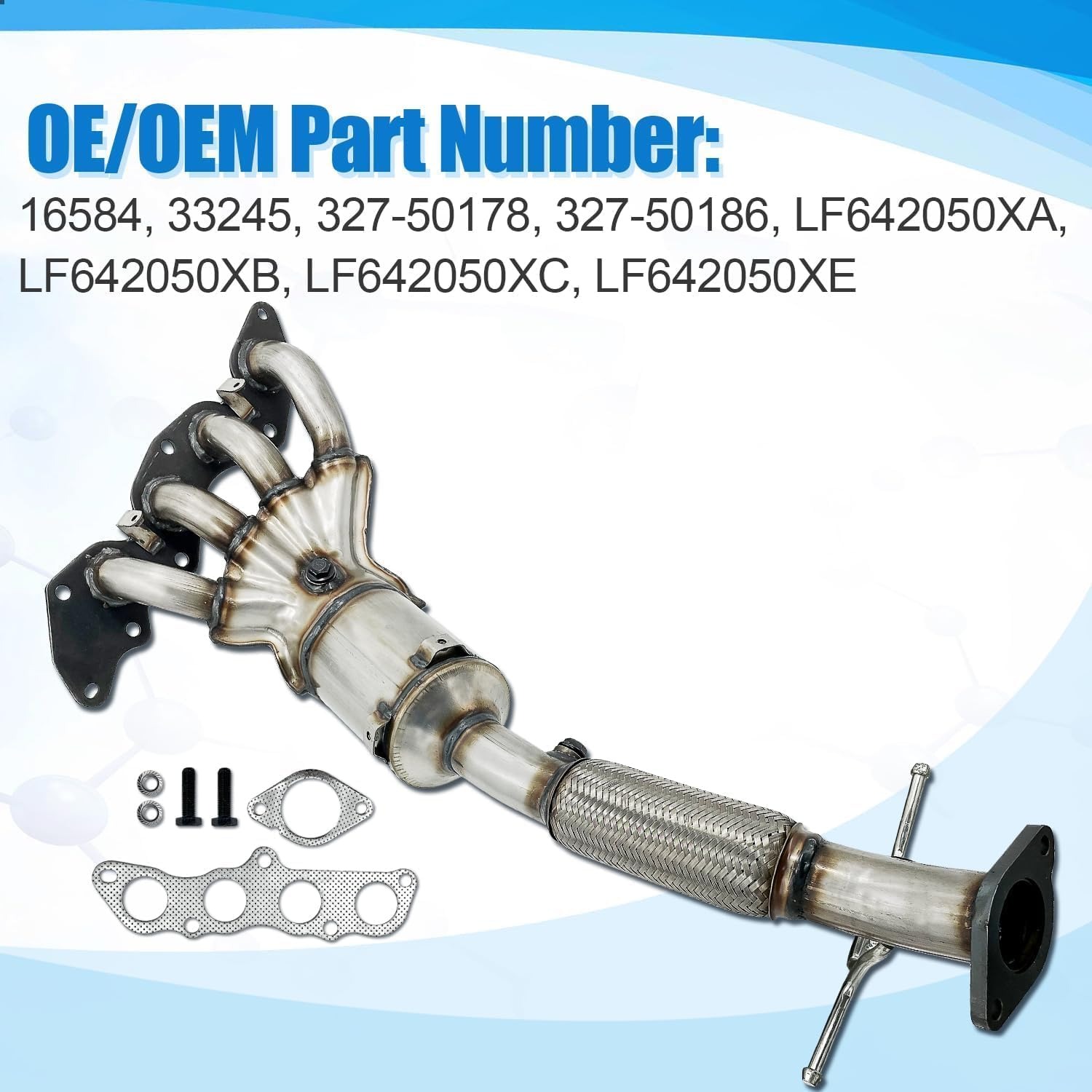 Catalytic Converter Compatible with Mazda 3 2.0L 2.3L 2004-2009 Mazda 5 2.3L 2008-2010