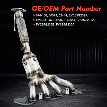 Manifold Catalytic Converter Compatible with Ford Transit Connect 2.5L 2014-2018