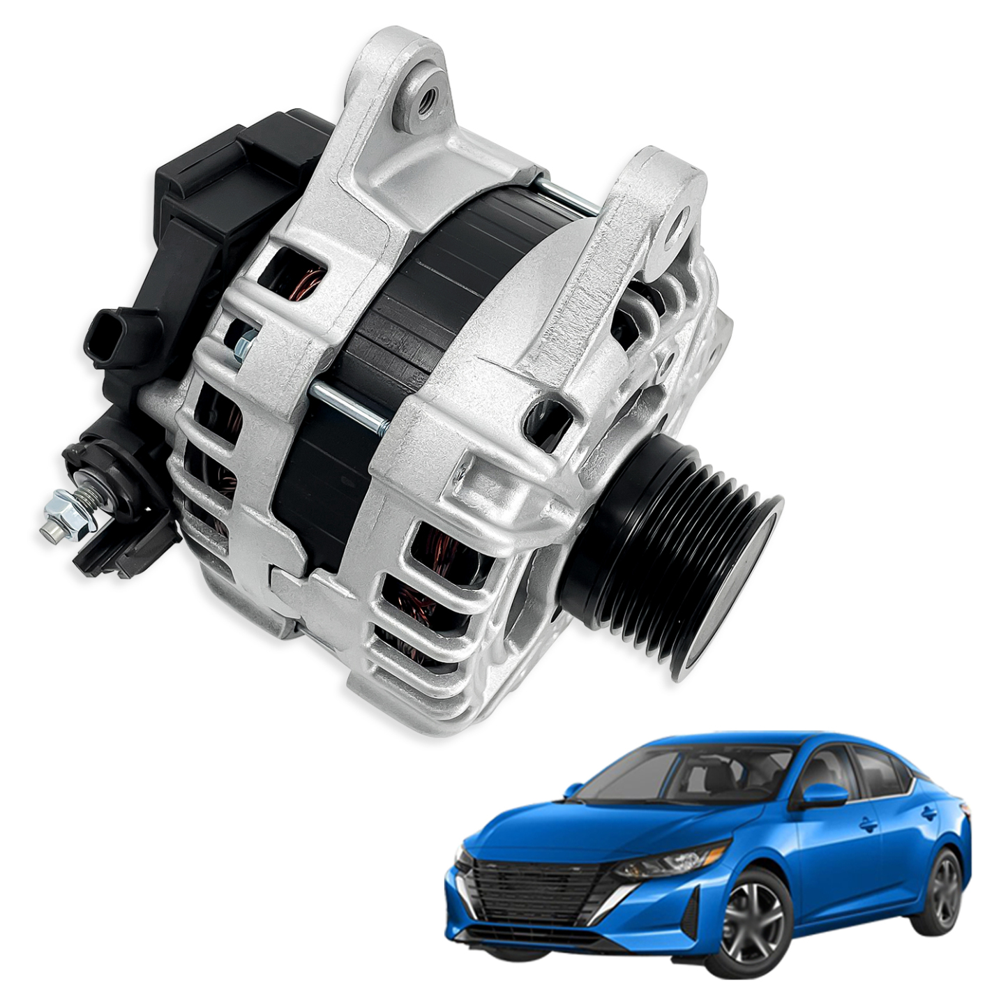 12V 120AMP Alternator fit for Nissan Sentra L4 2.0L 2020-2022