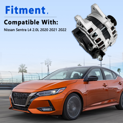 12V 120AMP Alternator fit for Nissan Sentra L4 2.0L 2020-2022