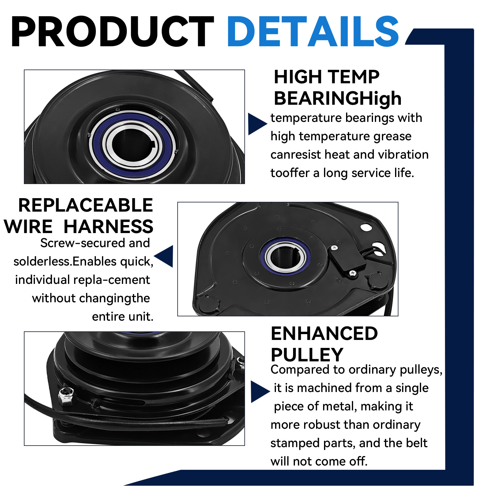 Electric PTO Clutch 400 ft | fits Scag Turf Tiger Cheetah Lawn Mowers GX03-NP STTII-72V-31DFI, SCZII-72V-31FX, SCZ61RD-31FX, SCZ61RD-921FX