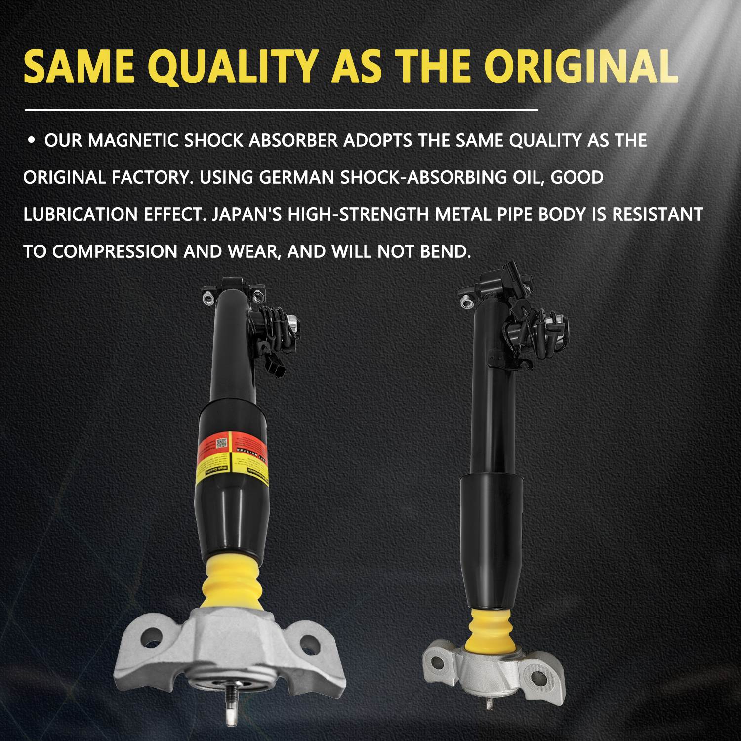 2pcs Rear Shock Absorber Assembly With Electric for 2013-2020 Lincoln MKZ Ford Fusion