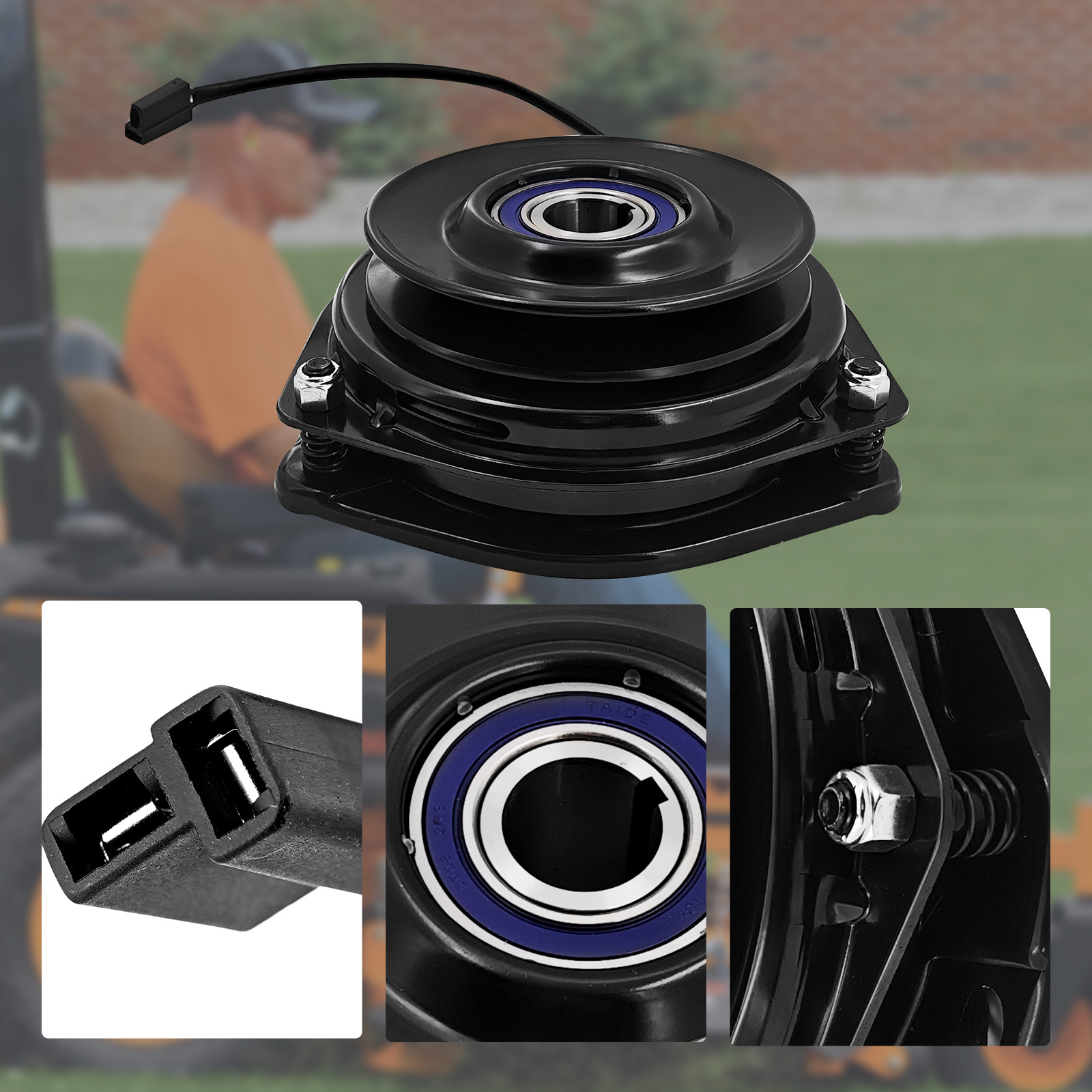 Electric PTO Clutch 400 ft | fits Scag Turf Tiger Cheetah Lawn Mowers GX03-NP STTII-72V-31DFI, SCZII-72V-31FX, SCZ61RD-31FX, SCZ61RD-921FX