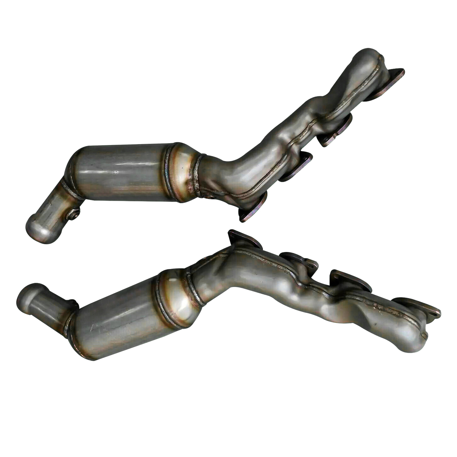 2007-2013 BMW X5 E70 4.8I Pair Left & Right Catalytic Converters 18407568013