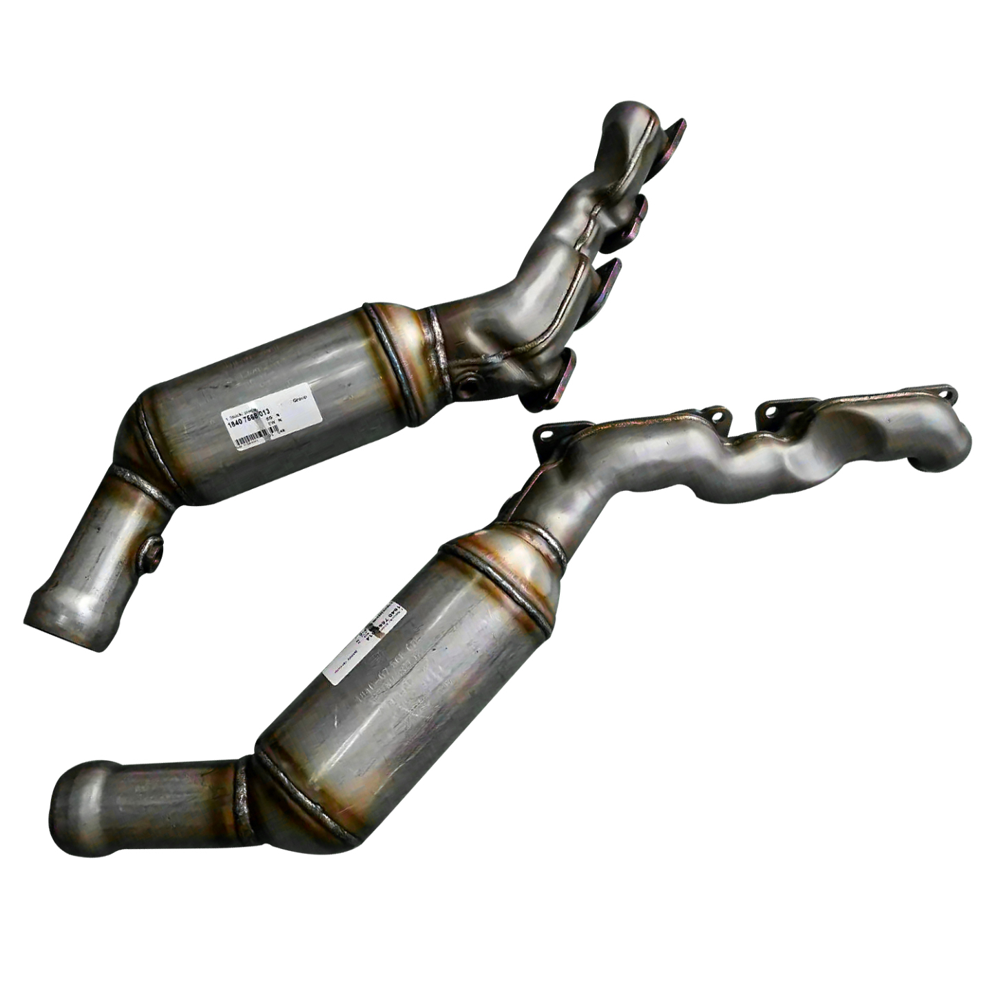 2007-2013 BMW X5 E70 4.8I Pair Left & Right Catalytic Converters 18407568013