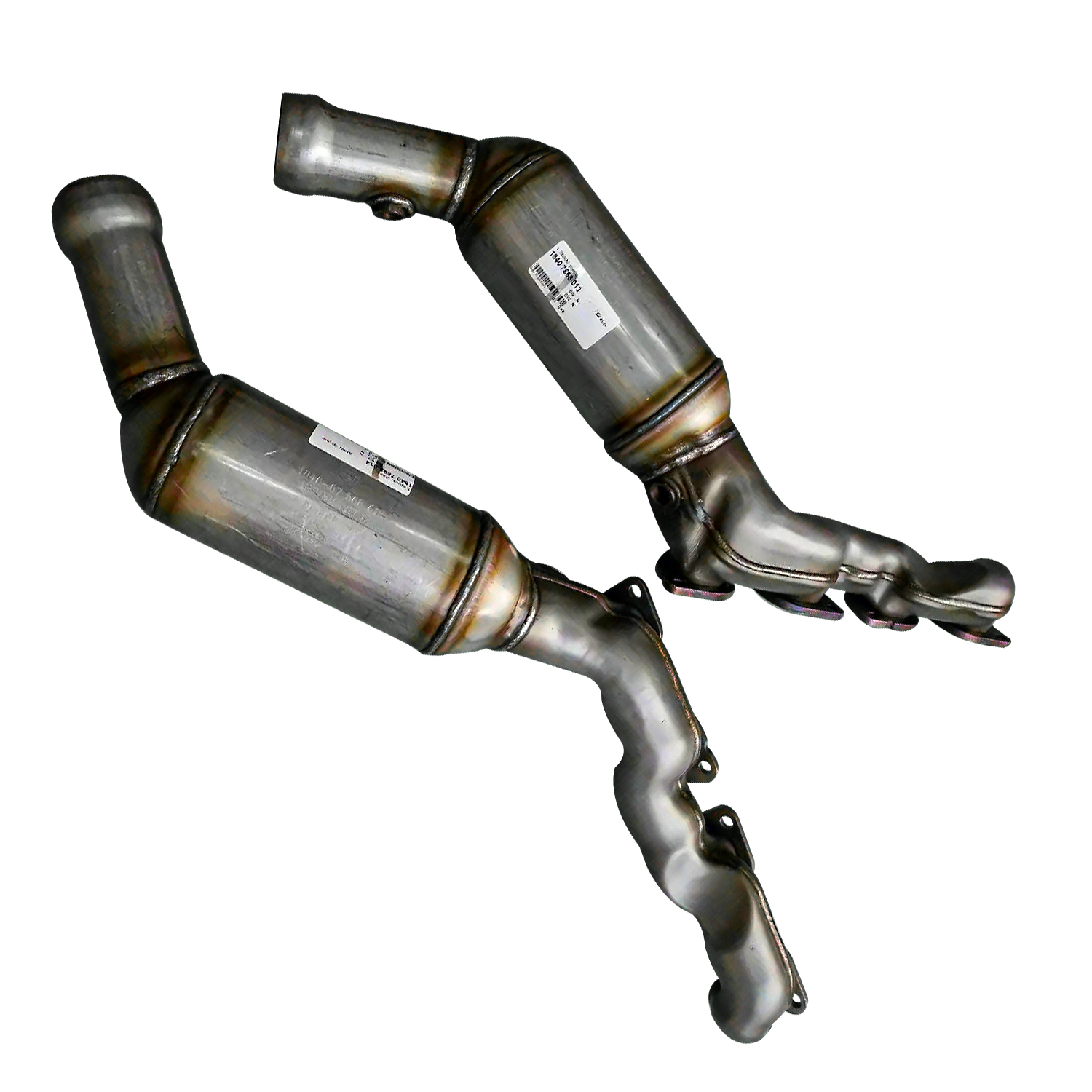 2007-2013 BMW X5 E70 4.8I Pair Left & Right Catalytic Converters 18407568013