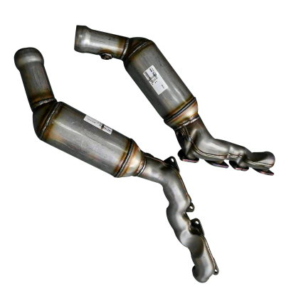 2007-2013 BMW X5 E70 4.8I Pair Left & Right Catalytic Converters 18407568013