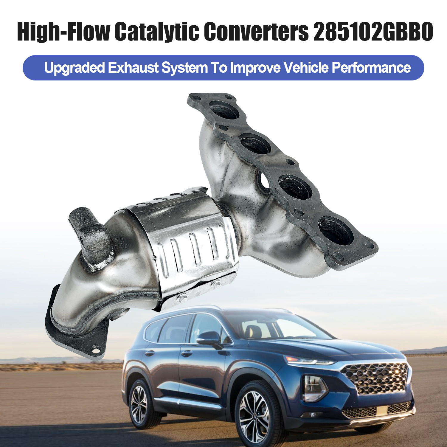 Front Manifold Catalytic Converter Fit for Kia Sorento Sportage 2.4L AWD 2016-2020 