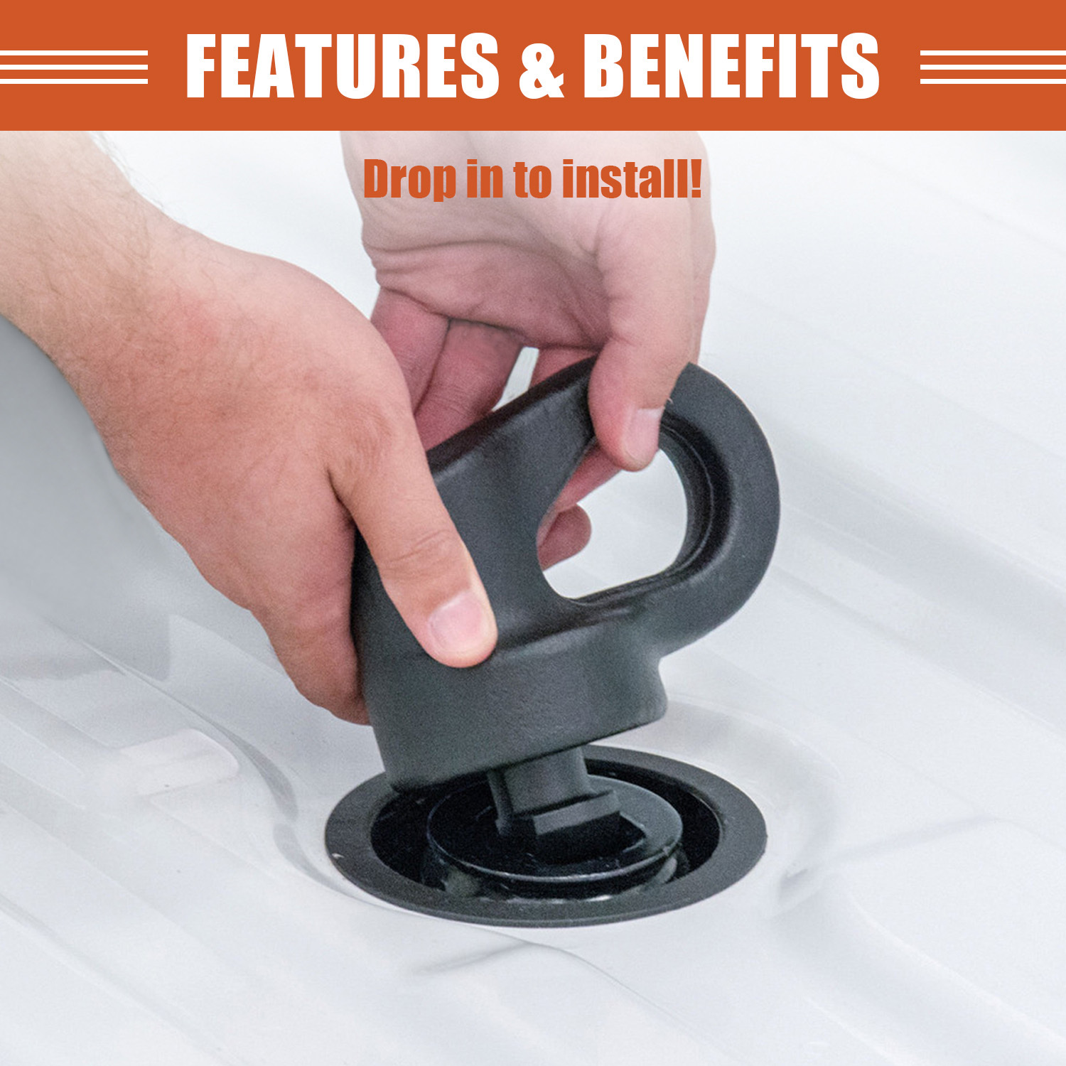 60692 Puck System Gooseneck Ball & Chain Kit, Fit for Silverado, Sierra 2500, 3500 HD, F-250, F-350, Nissan Titan XD (2-5/16-In 30000 lbs Ball)