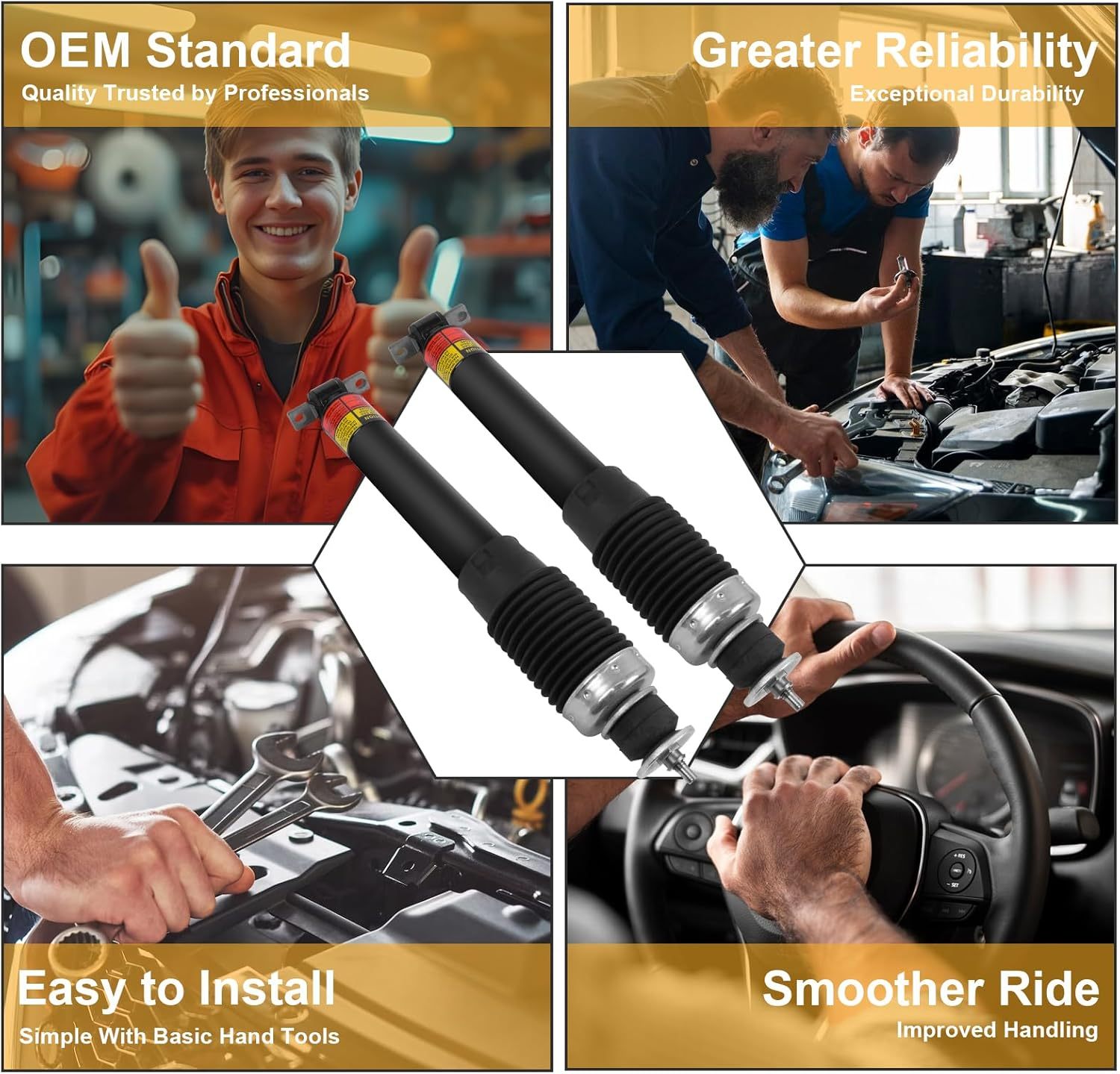 Pair Chevrolet Front Magnetic Ride Control Shock Absorber fit for Chevrolet Corvette C5 C6 2003-2013 #580-1061