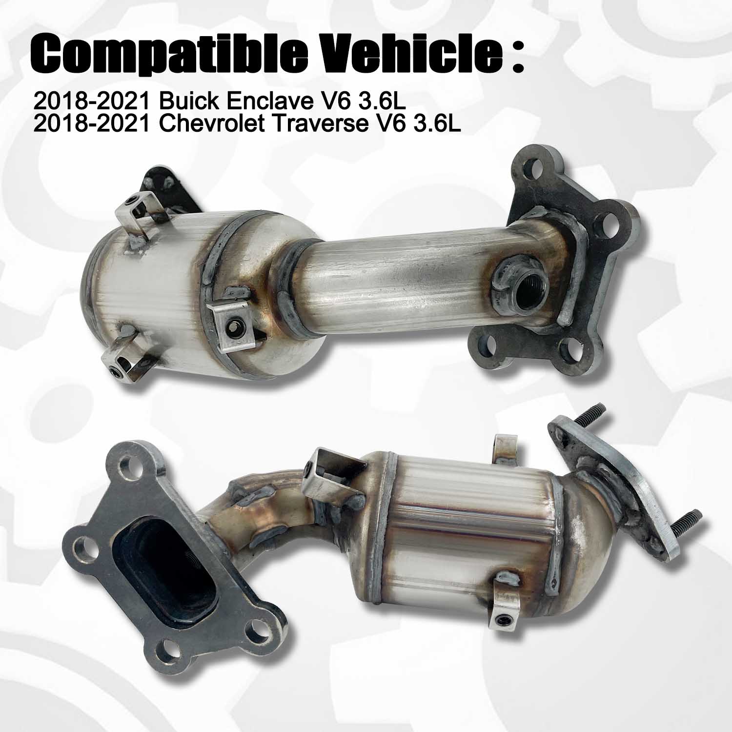 Catalytic Converters Compatible with Chevy Traverse For Buick Enclave 2018-2021 V6 3.6L
