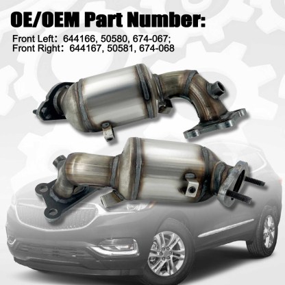Catalytic Converters Compatible with Chevy Traverse For Buick Enclave 2018-2021 V6 3.6L