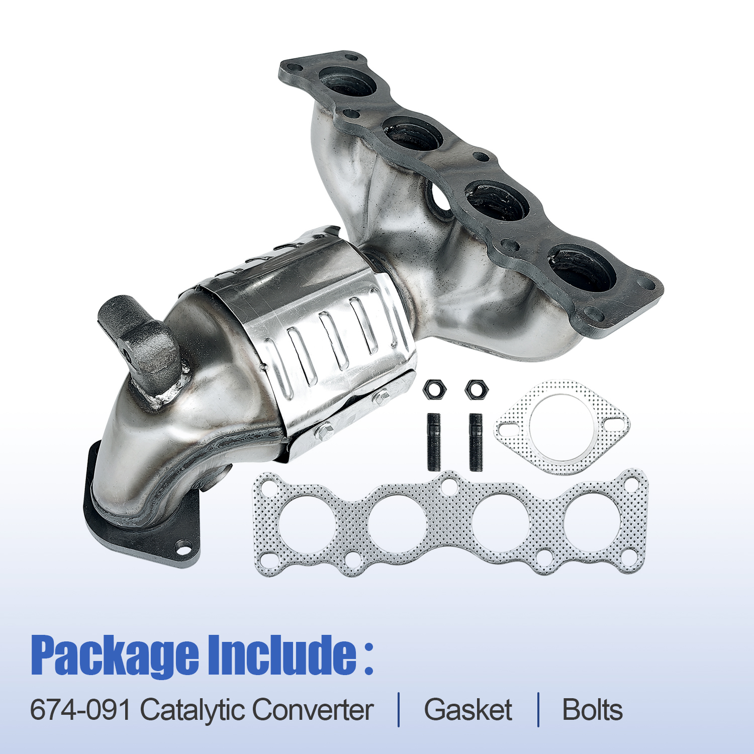 Front Manifold Catalytic Converter Fit for Kia Sorento Sportage 2.4L AWD 2016-2020 