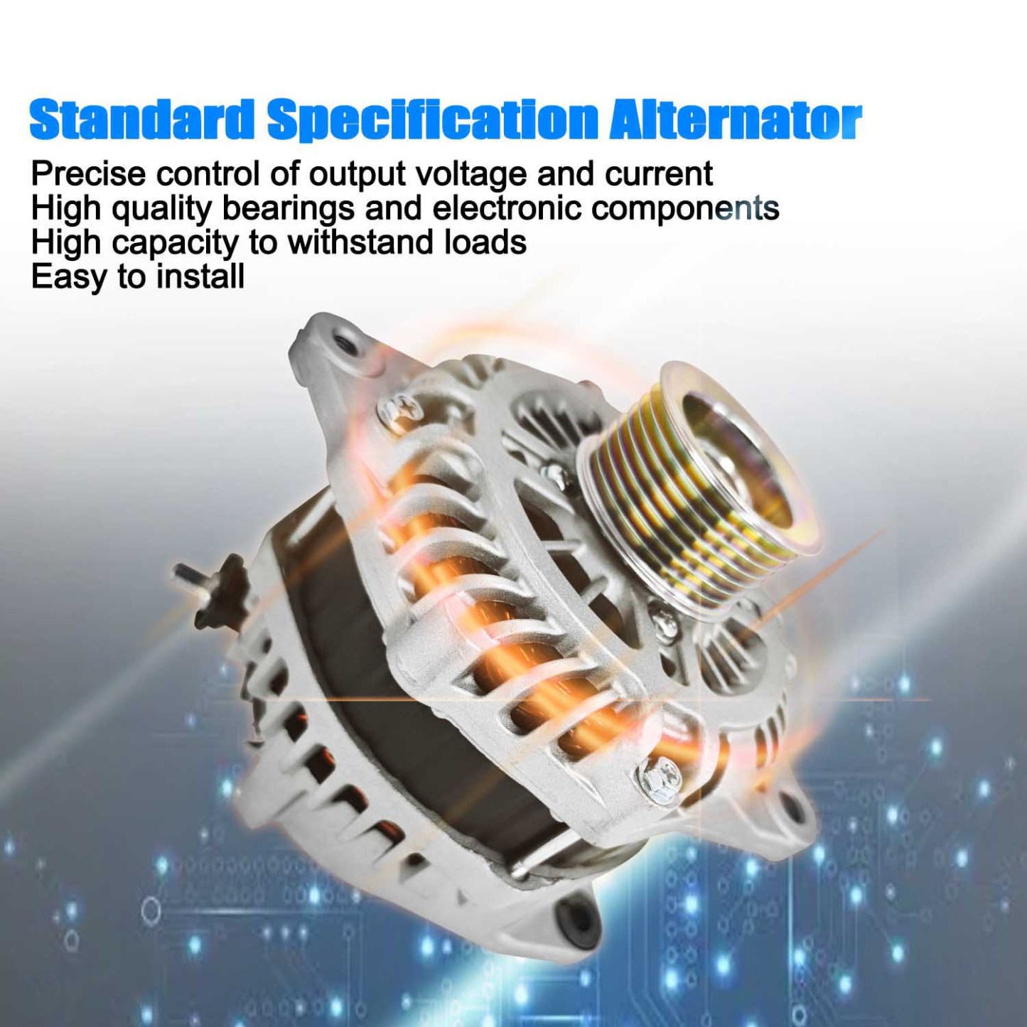 12V 130AMP Alternator fit for Nissan Altima 3.5L 2011-2018, Maxima 2011-2018, Murano 2017-2018 