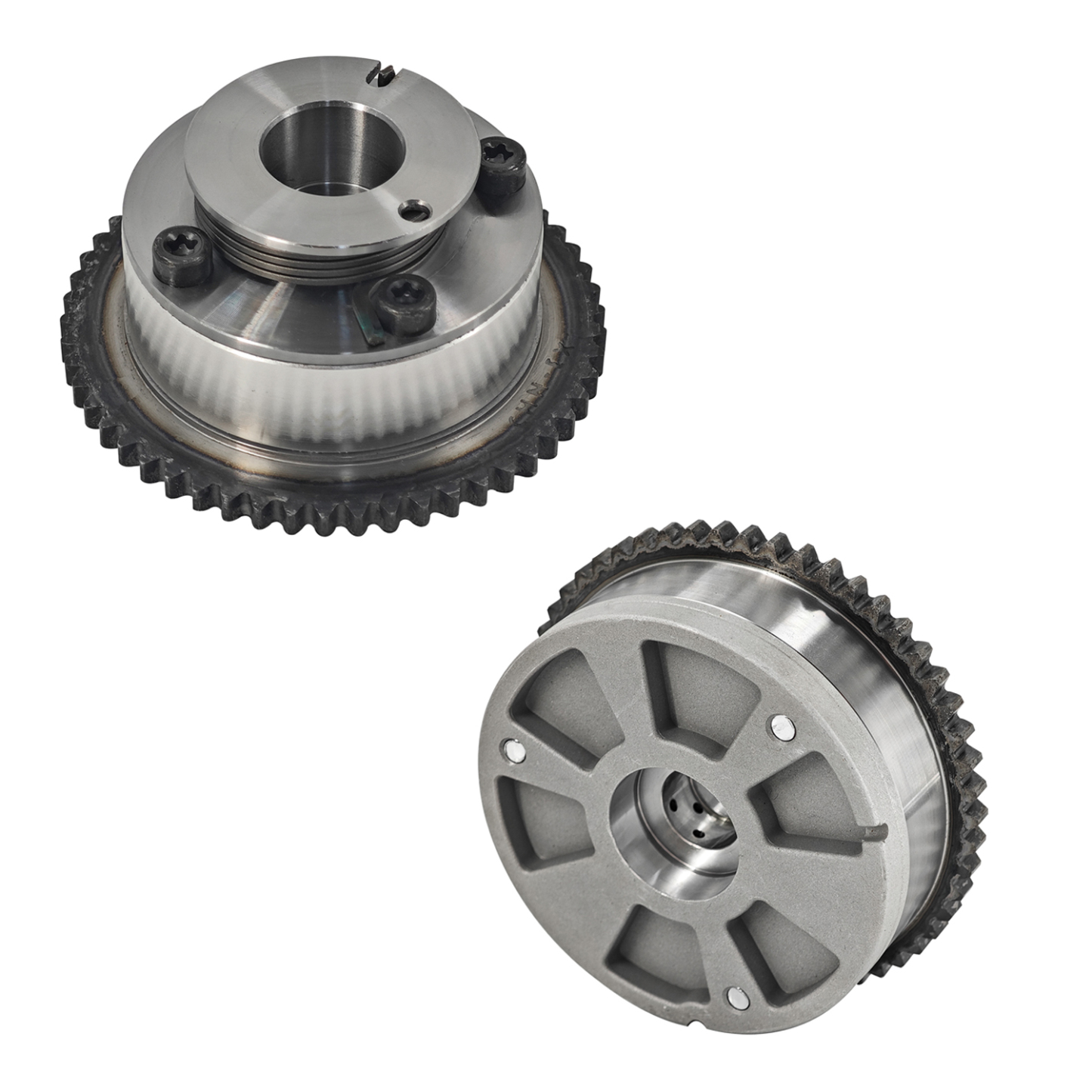 Engine Exhaust Intake CVVT Camshaft Sprocket Gear Assy Fit for Hyundai Elantra, Kona, Veloster, For Kia Forte/Soul/Seltos Valve Timing Gear 2017-2021 24350-2E700 & 24370-2E020 