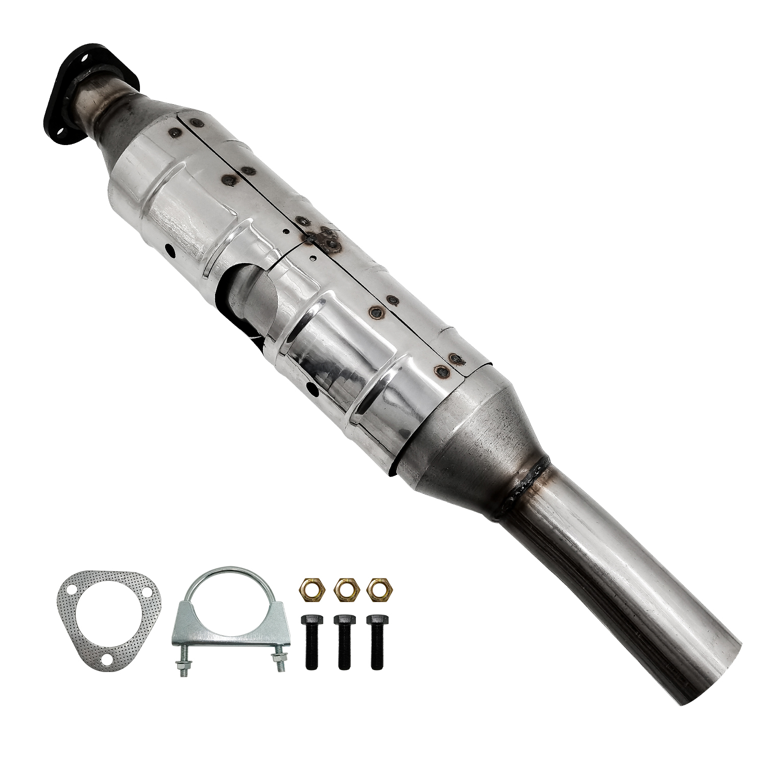 Rear Catalytic Converter Fit For Ford E-350 E-450 Super Duty V10 V8 2008-2018 (EPA Compliant)