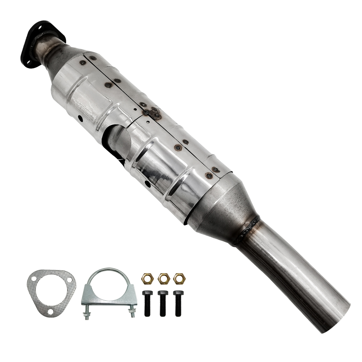 Rear Catalytic Converter Fit For Ford E-350 E-450 Super Duty V10 V8 2008-2018 (EPA Compliant)