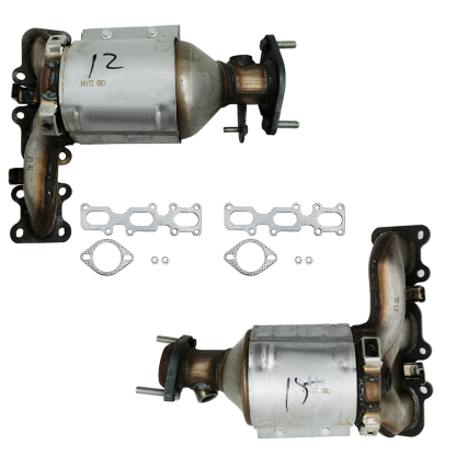 Front Left and Right Catalytic Converter Set Fit for Ford Explorer FLEX Lincoln MKS MKZ