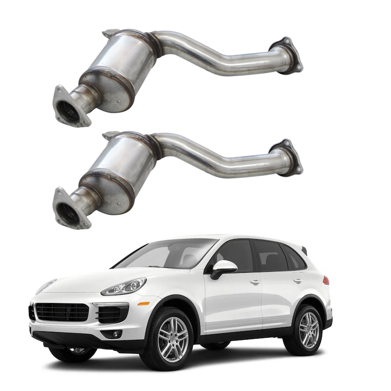2011-2014 Porsche Cayenne 3.0L V6 Front Catalytic Converter 95811302211 - 2pcs Front Left&Right 