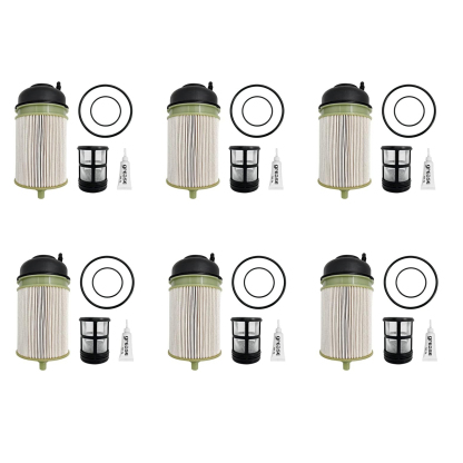 6 PCS Fuel Filter fit for Detroit Diesel DD13 DD15 DD16 Freightliner Western Star