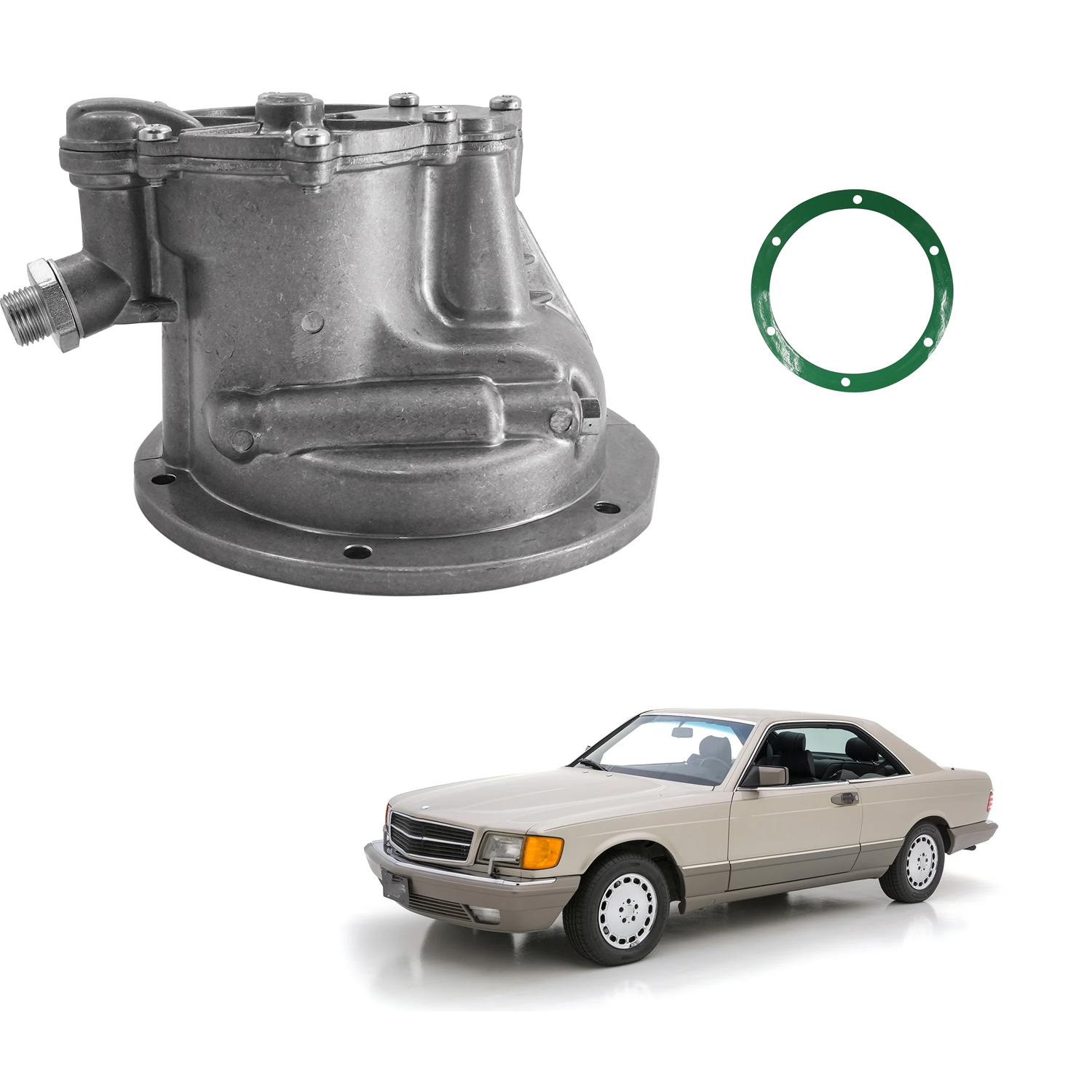 Diesel Vacuum Pump Fit For 1977-1985 Mercedes-Benz 300SD 300TD 240D 300CD 300D