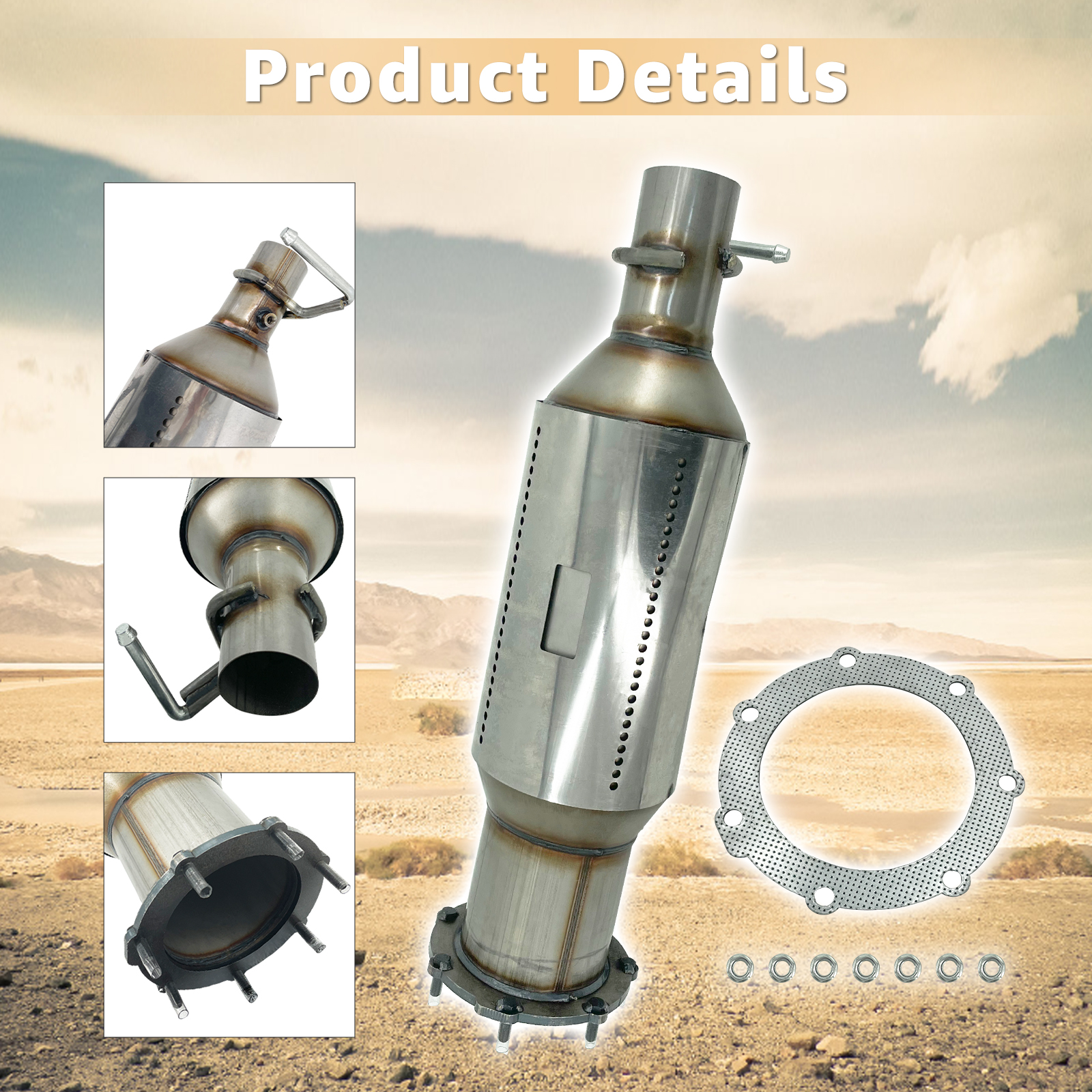 Catalytic Converter fit for 2008-2010 Ford F-250 F-350 Super Duty Diesel 6.4L