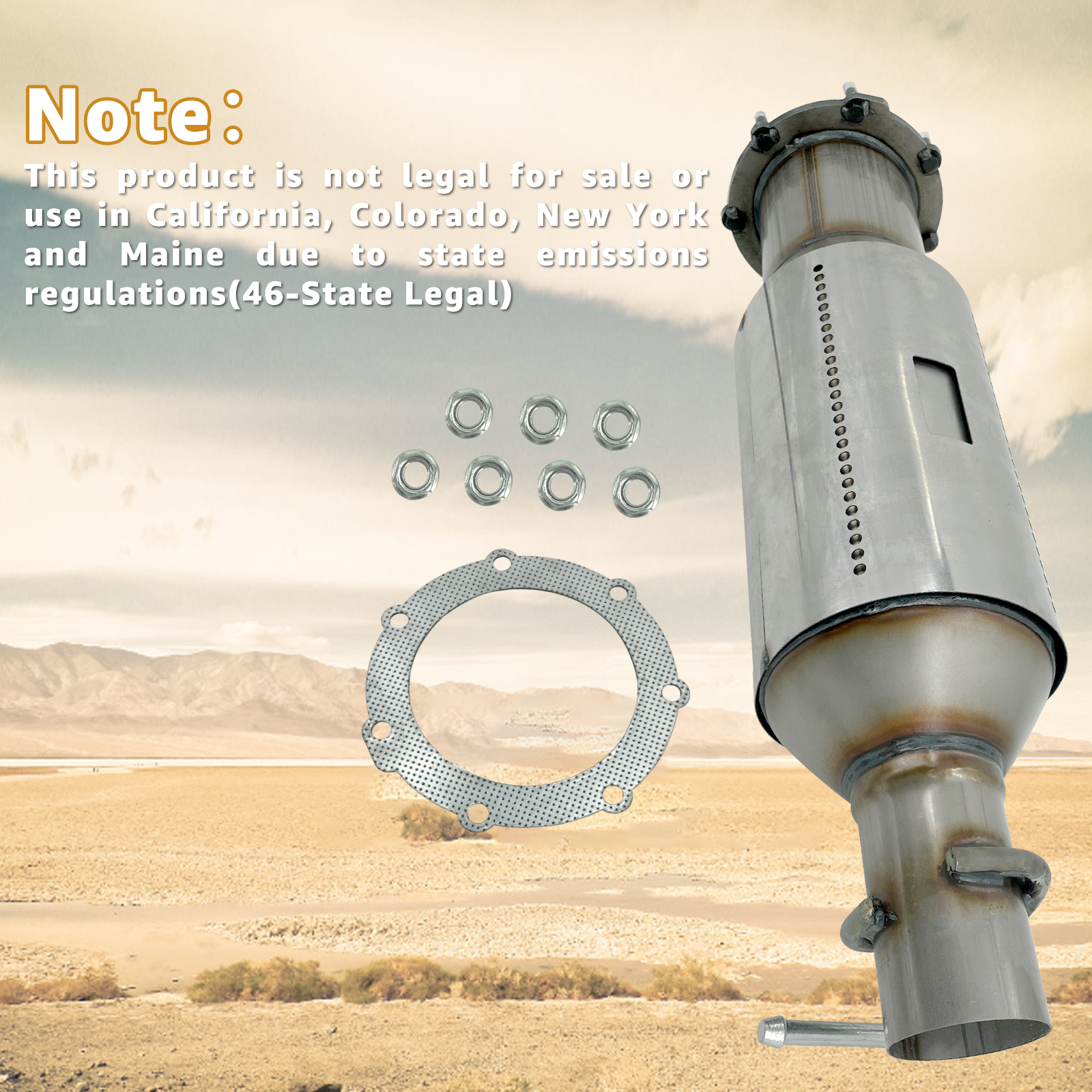 Catalytic Converter fit for 2008-2010 Ford F-250 F-350 Super Duty Diesel 6.4L