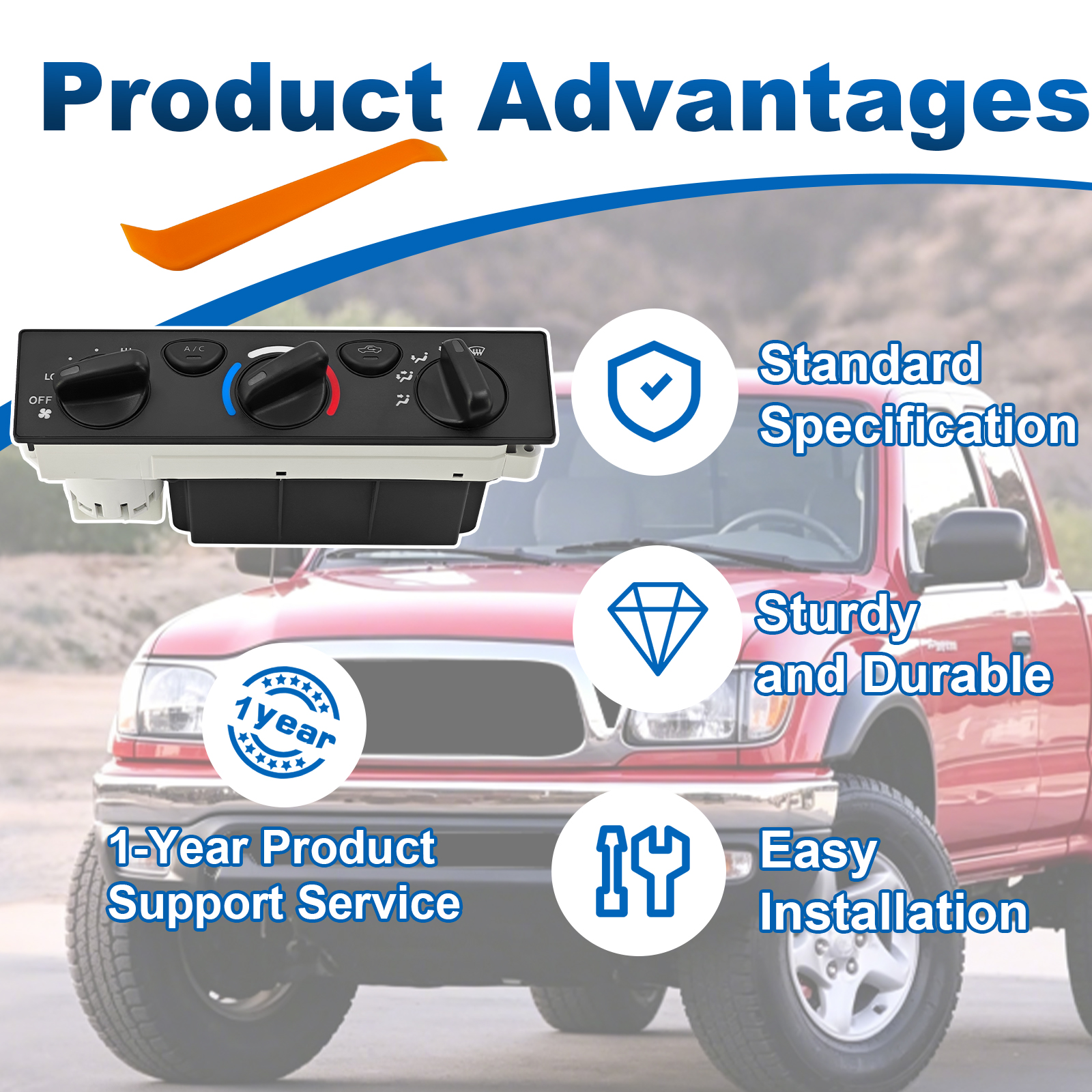 A/C Heater Control Fit for Toyota Tacoma 2001-2004, 4Runner 2001-2002