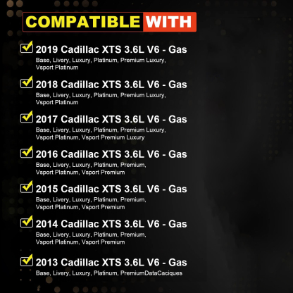 2 Pair 2013-2019 Cadillac XTS Front and Rear Magnetic Shock Absorber Assy Kit #580-1096 #19300063