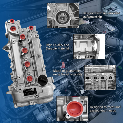 G4FJ 1.6L Engine Assembly Kit 1.6T Fits for Hyundai Accent Verna (RB/RC)2011-2017, Elantra (AD) 2017-2020