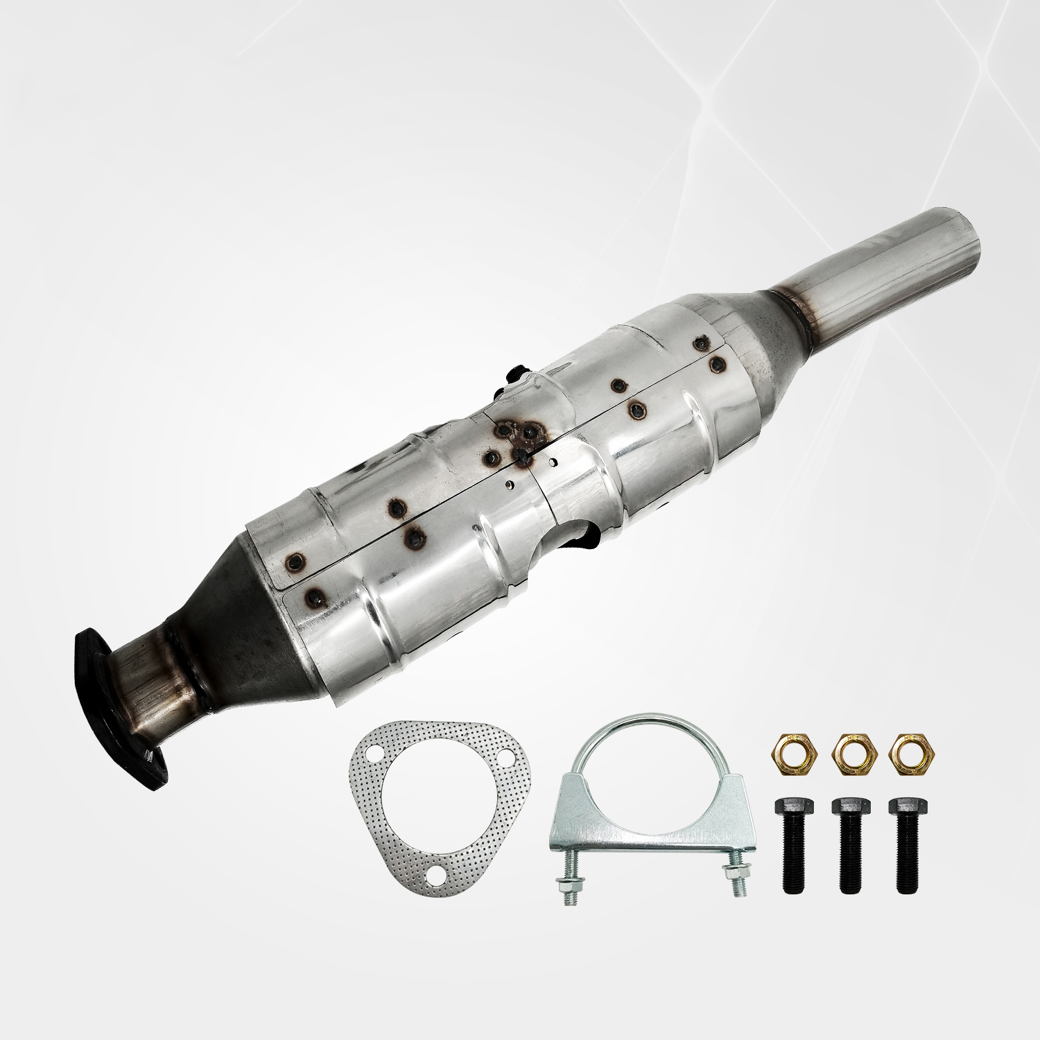 Rear Catalytic Converter Fit For Ford E-350 E-450 Super Duty V10 V8 2008-2018 (EPA Compliant)