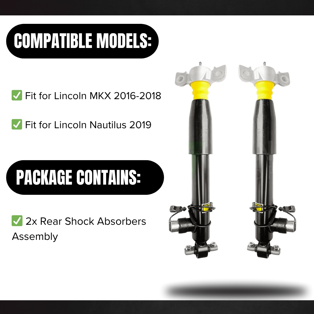 Rear Left & Right Electric Shock Absorber Assembly fit for Lincoln MKX 2016-2018