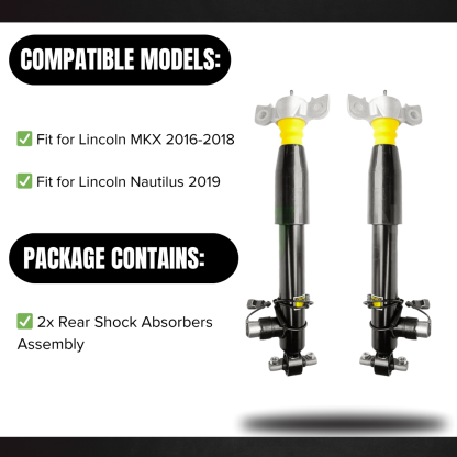 Rear Left & Right Electric Shock Absorber Assembly fit for Lincoln MKX 2016-2018