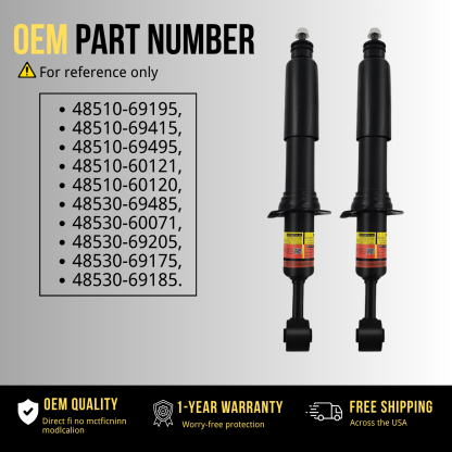 Front Magnetic Shock Absorber Fit for Lexus GX470 Toyota Land Cruiser Prado 120 2002-2009 With Sensor